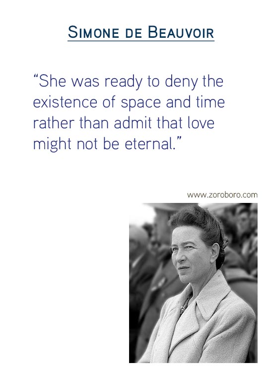 Simone de Beauvoir Quotes on life Quotes , loneliness, man, myself, selfish, travel, woman Quotes & FeminismQuotes ,Simone de Beauvoir Thoughts, Philosophy