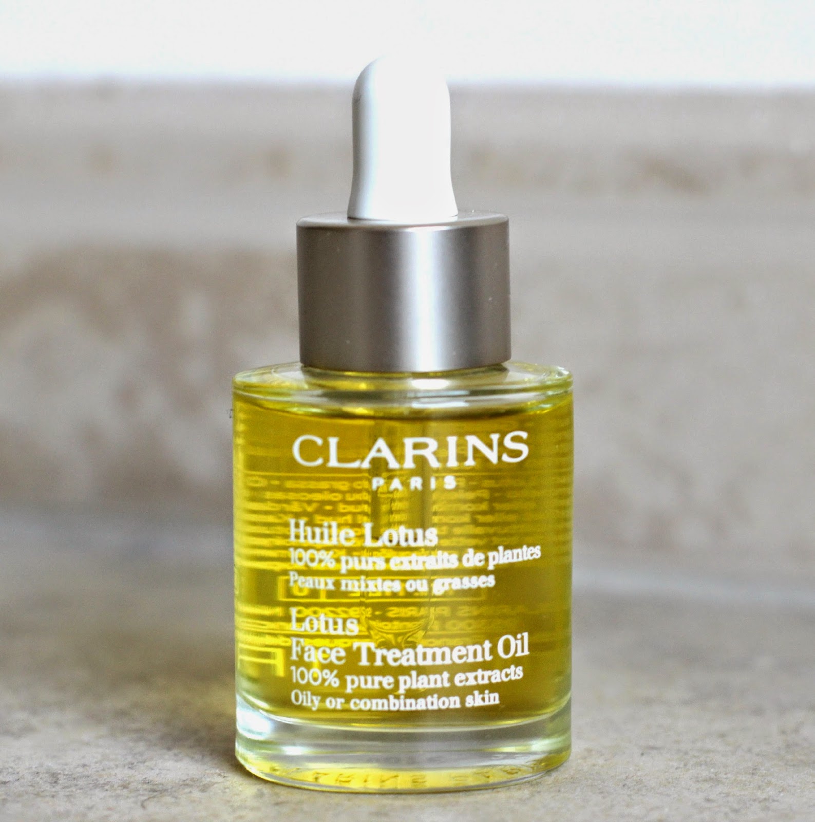 Clarins lotus масло