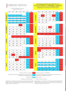 CALENDARI ESCOLAR 2012-13