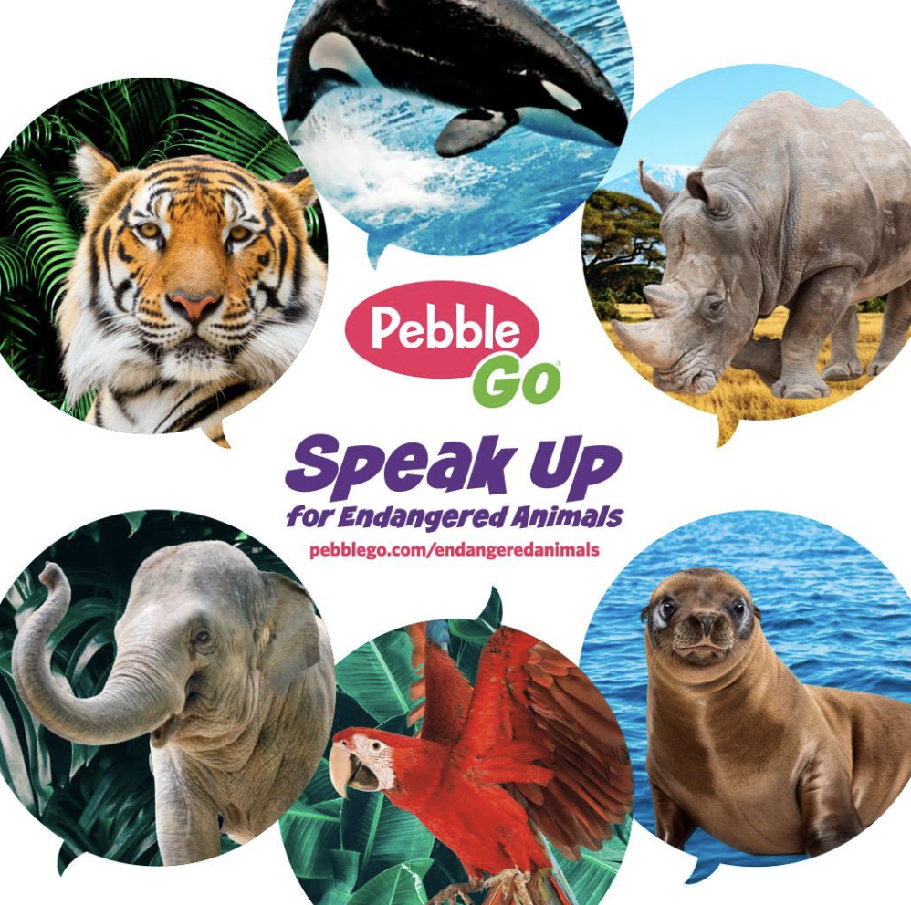 The Library Voice: Speak Up For Endangered Animals....Free Research Project  For All Of Us From Capstone!