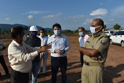 आयुक्त ने किया डैम का निरीक्षण, AnjNewsMedia, Commissioner inspects dam, And DM Program
