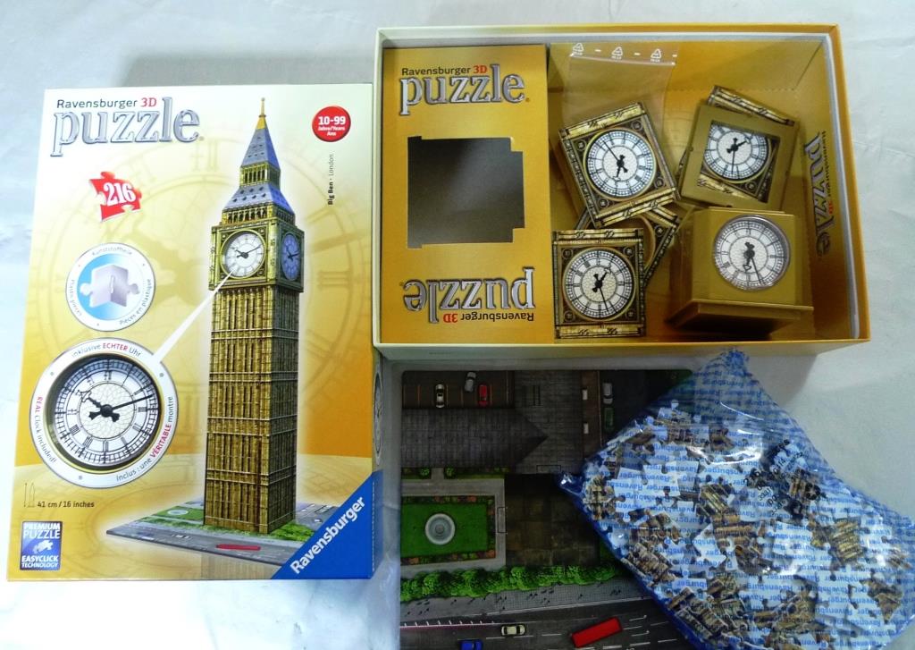 Building Big Ben a 3D Ravensburger Puzzle (REVIEW)