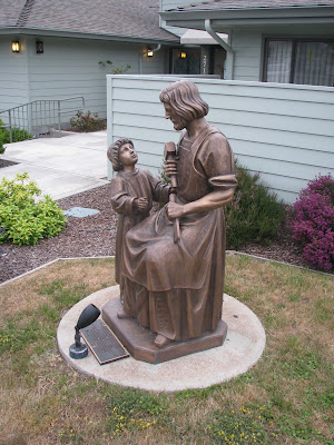 Statue at Saint Joseph's Hospital