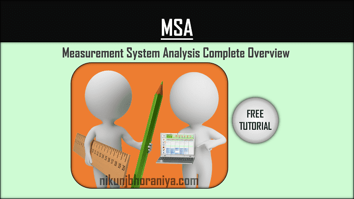 MSA  Measurement System Analysis Tutorial  Examples