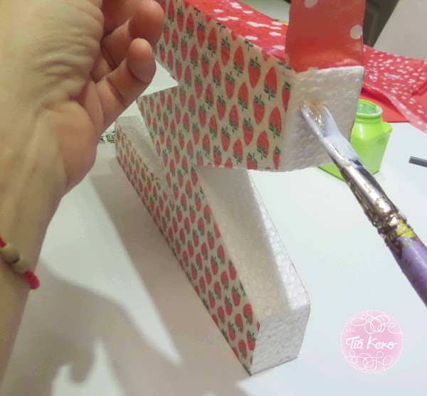 manualidades con niños decorar letra