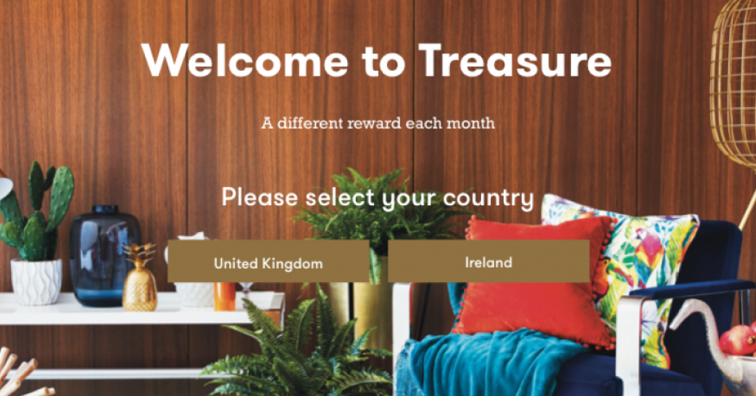 TK MAXX TREASURE REWARD CARD Hut