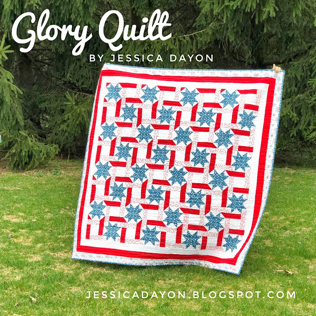 "Fireworks & Freedom" is a Free Quilts of Valor (QOV) Pattern designed by Jessica Dayon from Riley Blake Designs!