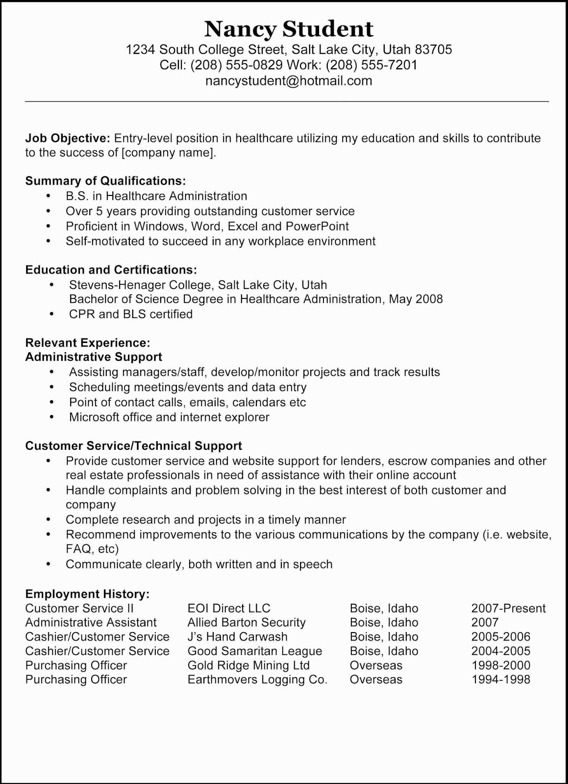 objective for resume example 2019 objective for resume teaching resume examples 2020
