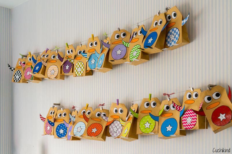 Adventskalender Kinder Selber Basteln | dansenfeesten