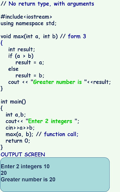 Functions in C++