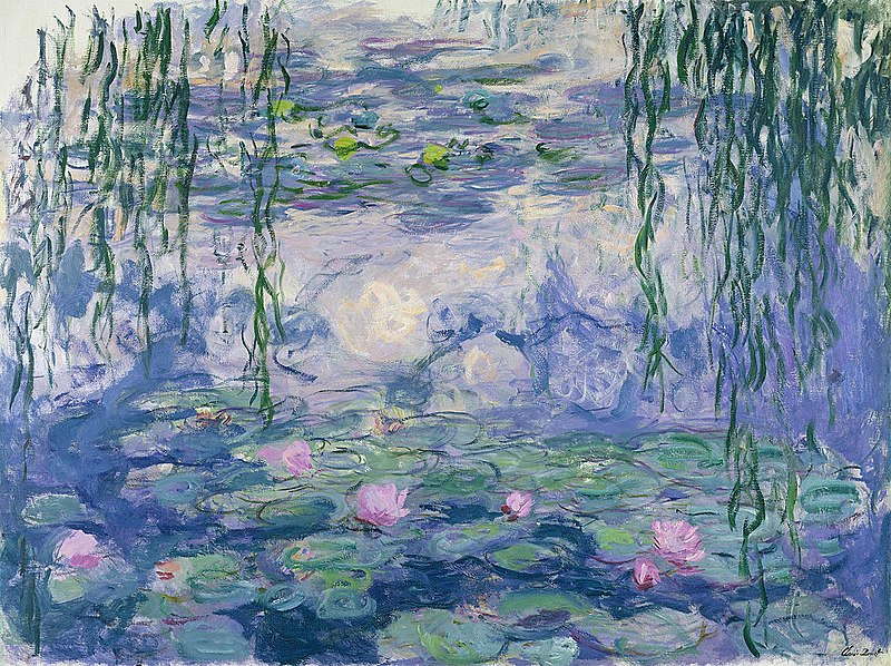 Stole Wool and Viscose The Water Lilies MONET