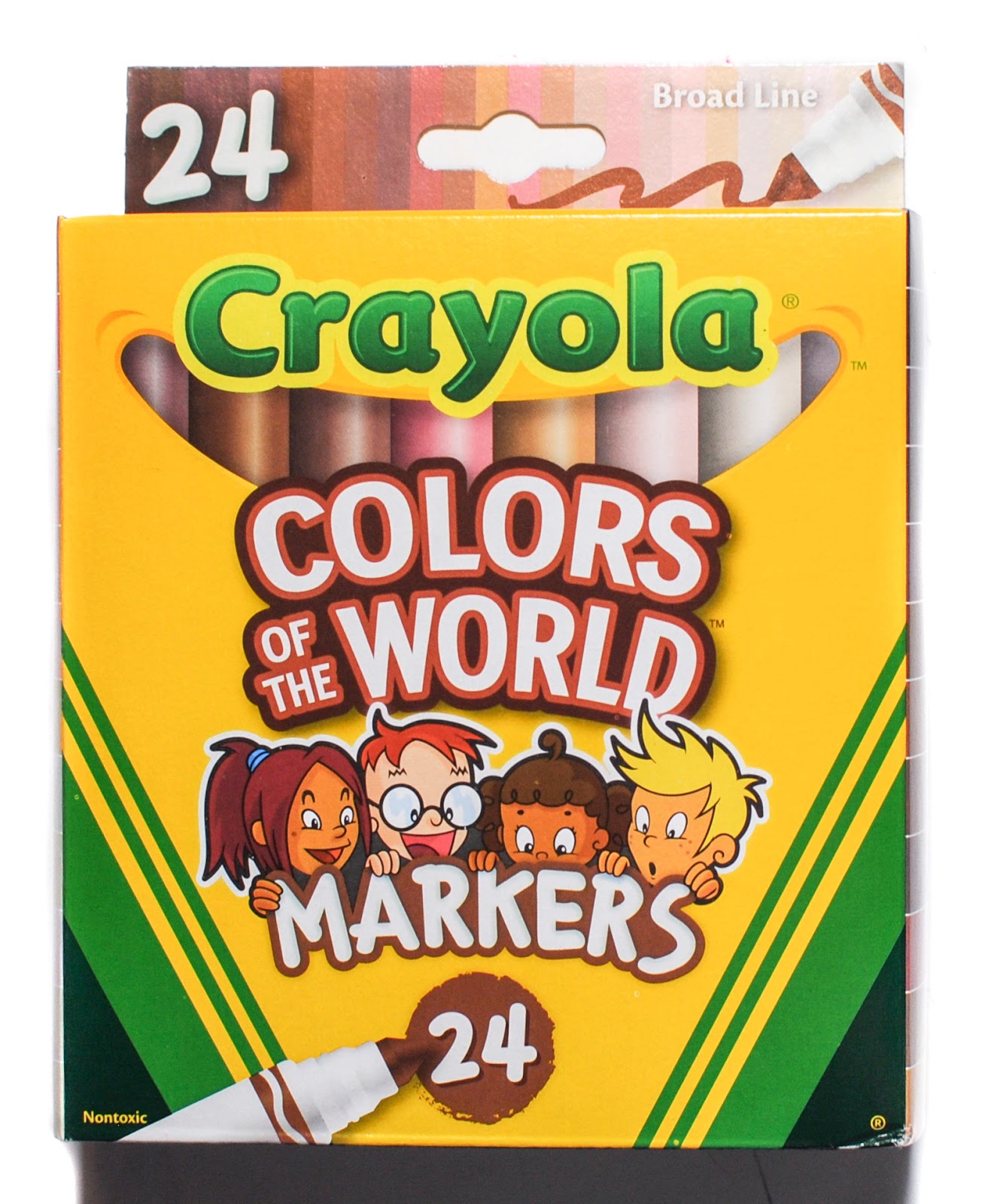 24 Crayola Colors of the World Markers Review and Swatches
