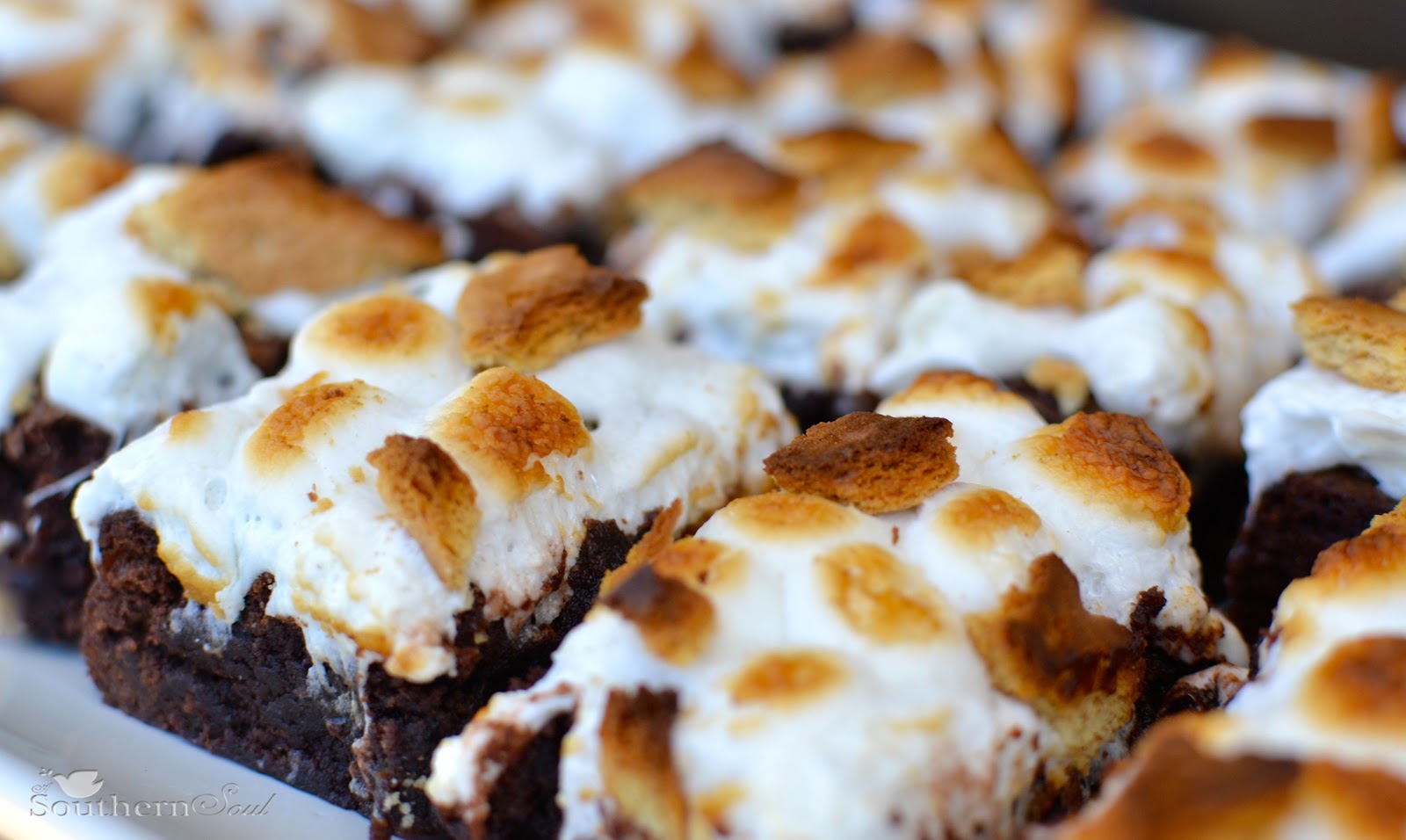 S'mores Brownies - A Southern Soul