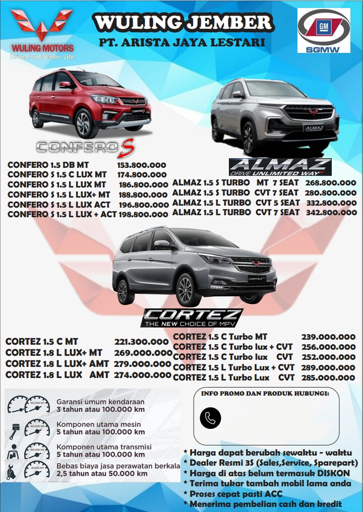 Harga Mobil Wuling Wuling Mobil Jember