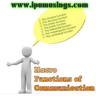 BCA/MCA - Communication - Macro Functions of Communication