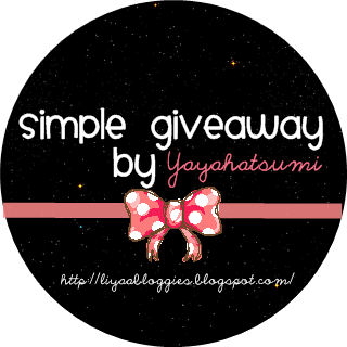 Simple Giveaway by YayaHatsumi - Yumida