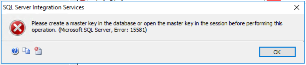 SQLBlog: Please create a master key in the database or open the master ...
