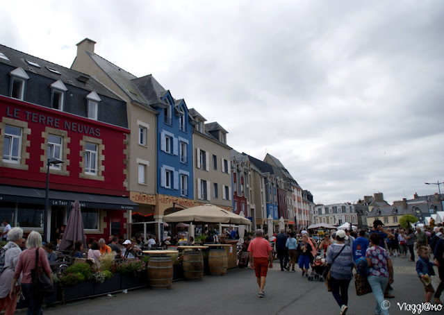 Case lungo il Porto di Paimpol