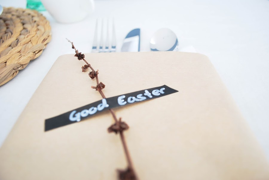 decoración low cost para mi mesa de Pascua www.mylittlebrunch.com