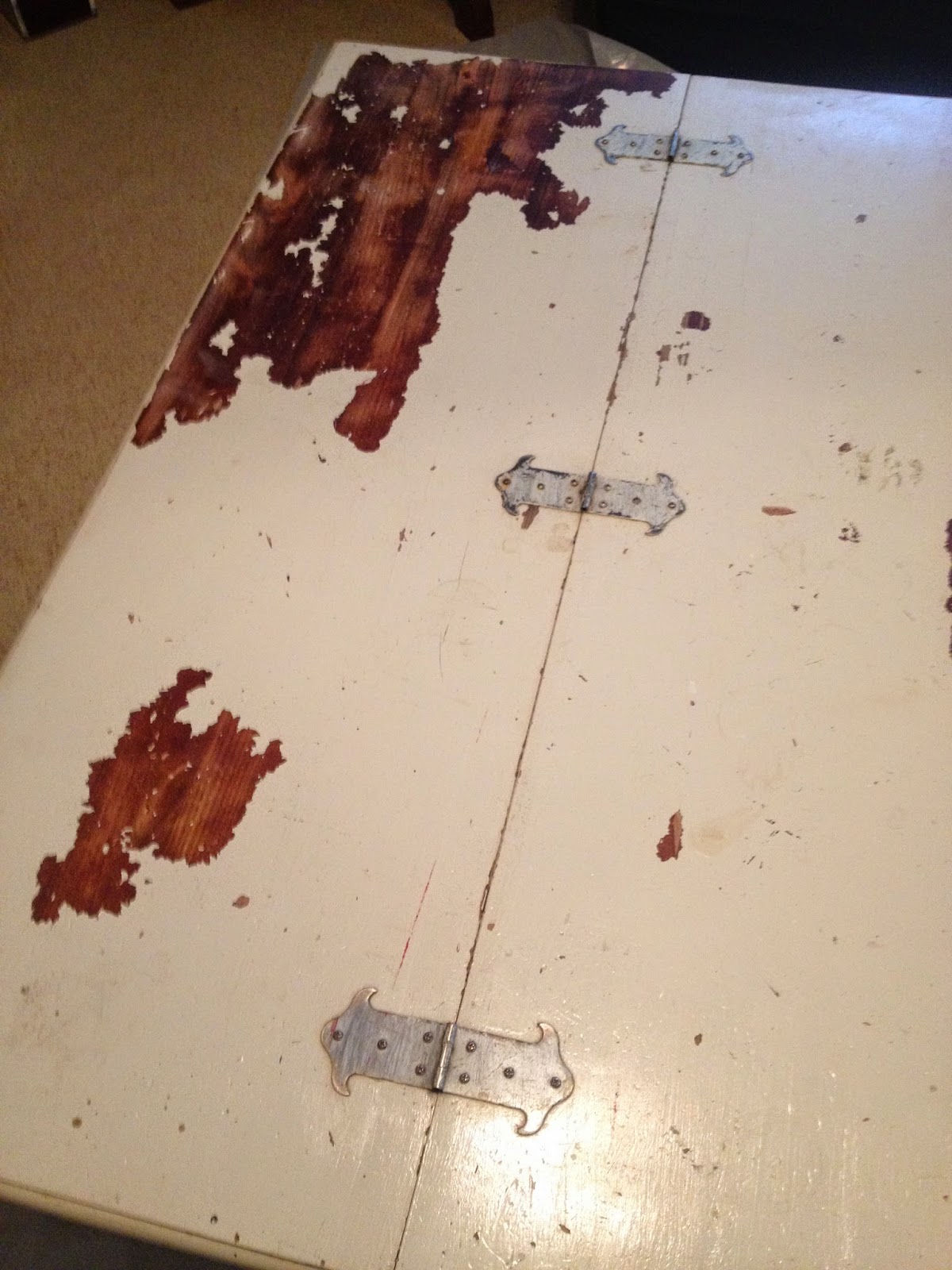 The Wilson Farm How To Strip Paint Off Furniture The Fun Way!