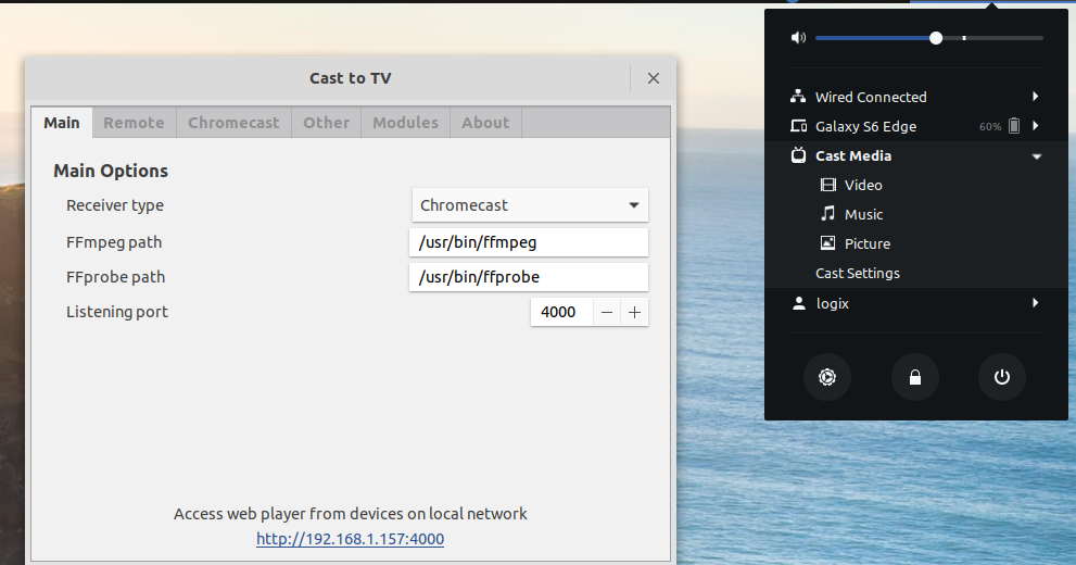 Stream Videos, Music And Pictures From To Chromecast With Cast To TV Extension (v6 And v7 Released) - Linux Uprising Blog
