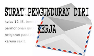 contoh surat pengunduran diri kerja