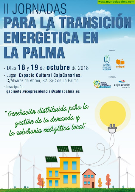 El Cabildo de La Palma organiza las `II Jornadas para la transición energética de la Isla´ 
