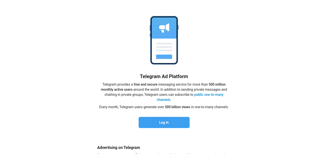 Telegram advertising platform will exclude state channels.
