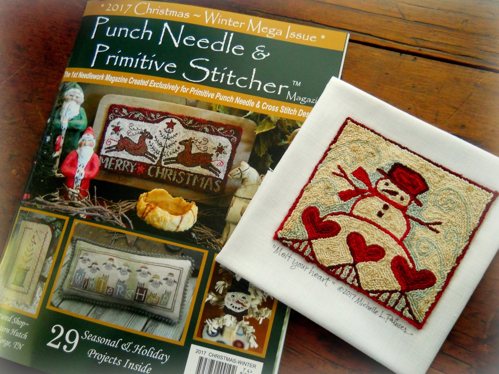 Michelle Palmer Punch Needle & Primitive Stitcher Magazine