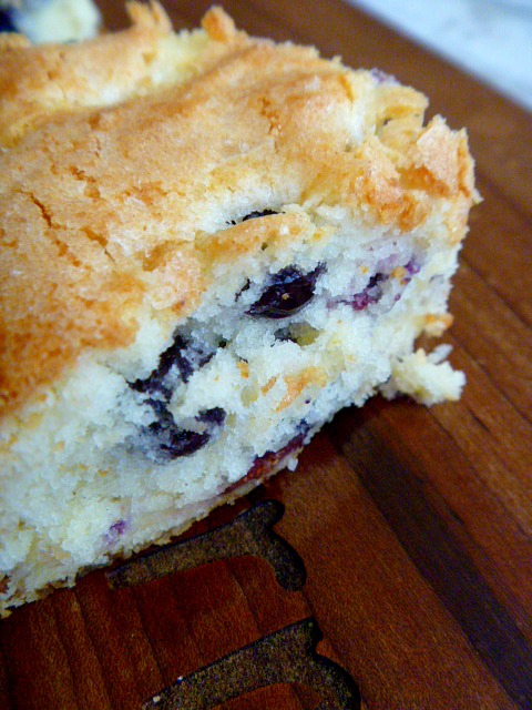 Buttermilk Blueberry Breakfast Cake - Perfect for Easter Brunch or a weekend breakfast - Slice of Southern