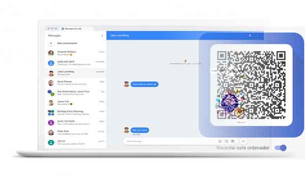 Android Messages versión web Android Messages versión web
