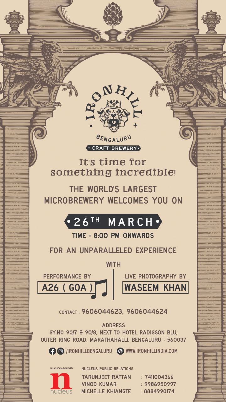 Bloggers Table IronHill Brewery, Marathahalli Bengaluru