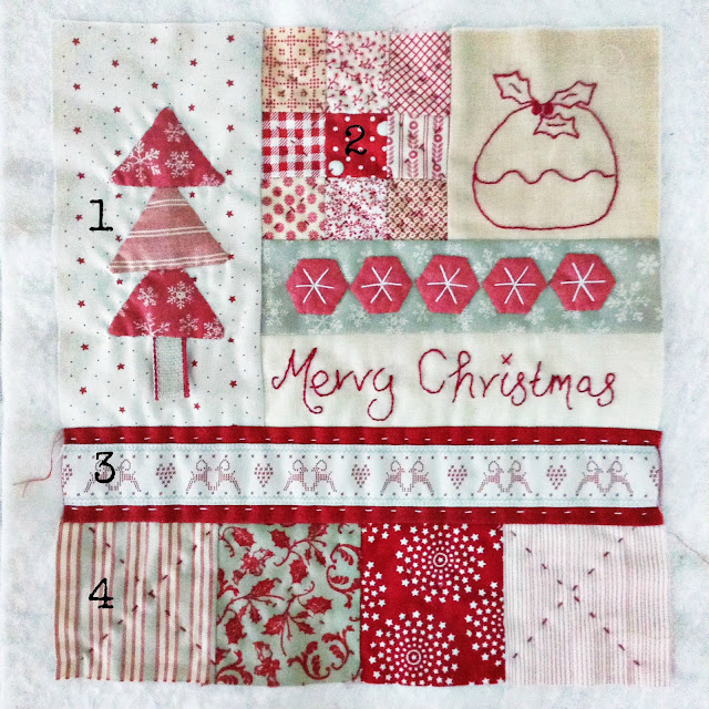 A Little Happy Sew Along Merry Christmas Mini Quilt Part 5