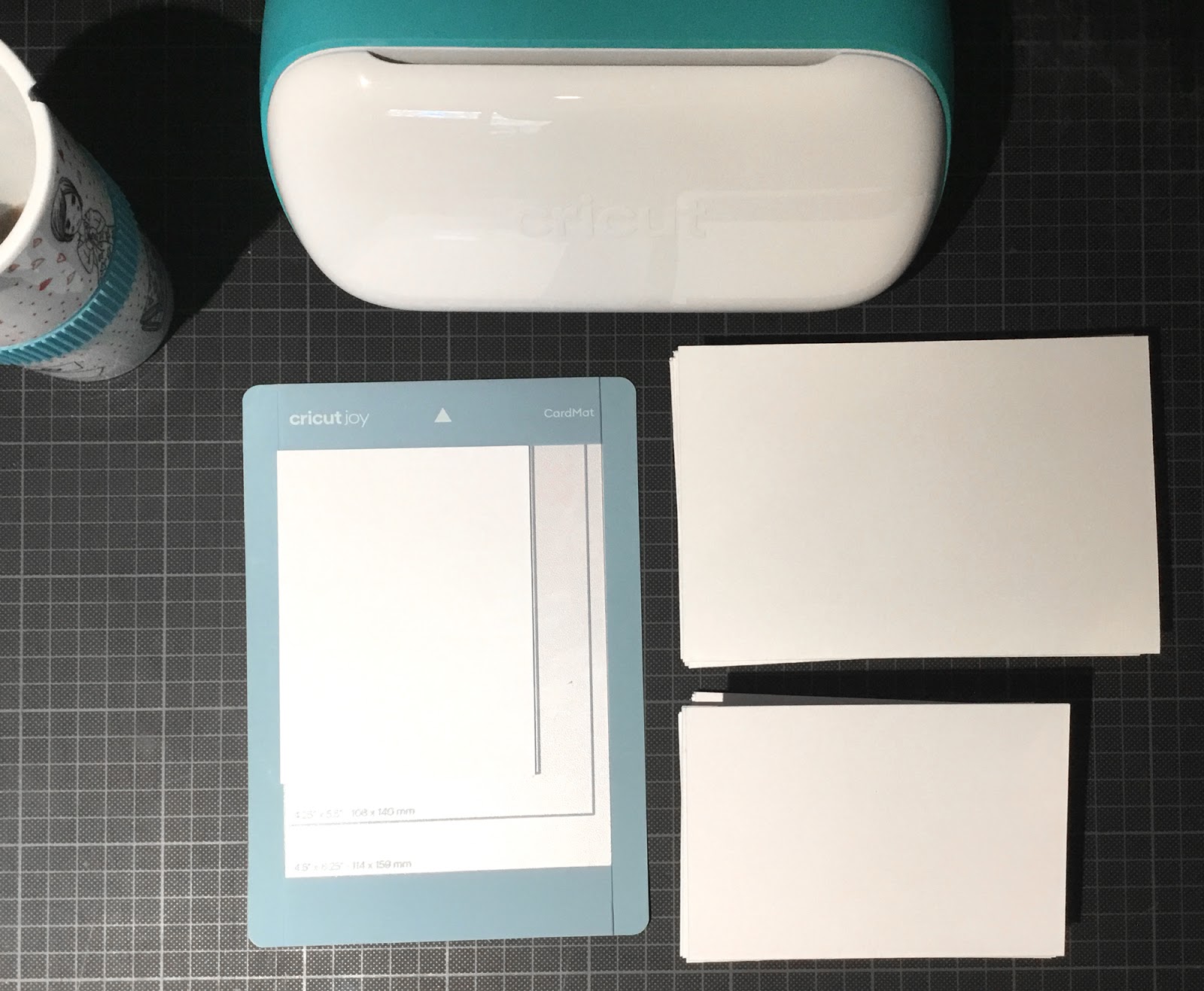 PapierSchereStoff Anleitung zum Klappkarten schneiden mit dem Cricut