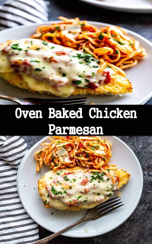 Oven Baked Chicken Parmesan - MY KITCHEN