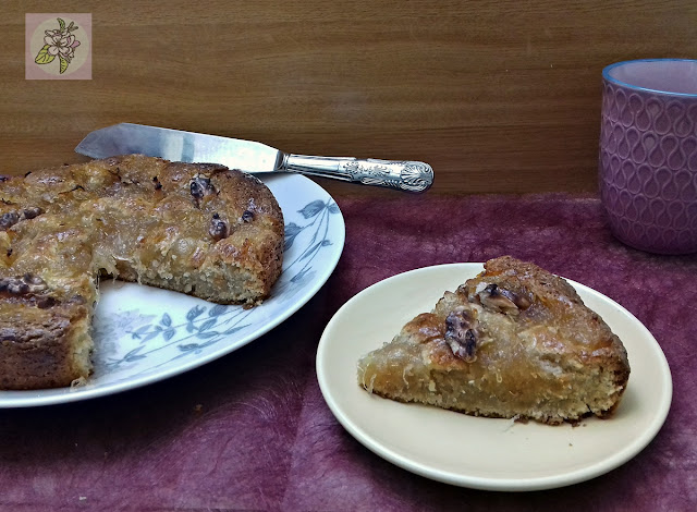 Bizcocho Vegano con Cabello de Ángel.