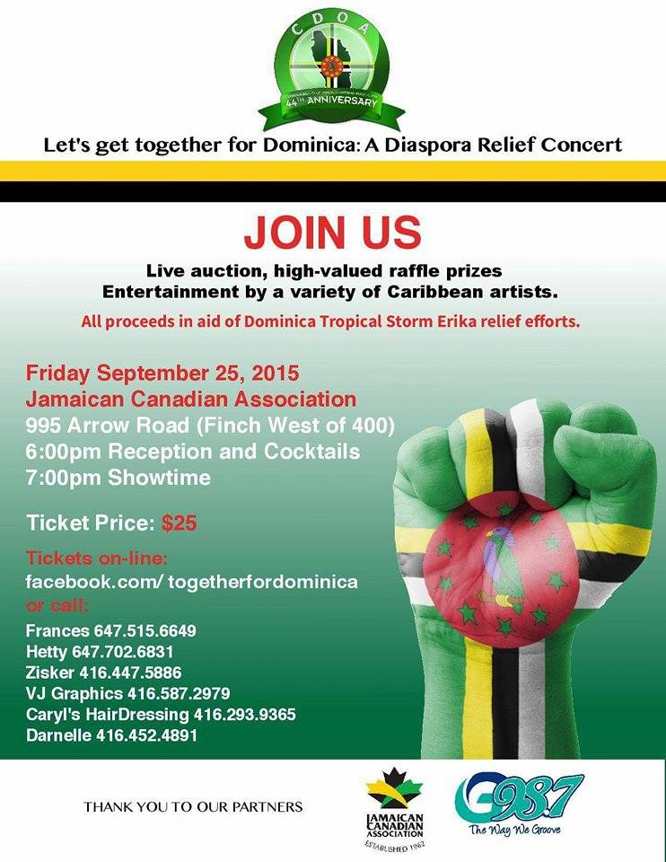 C.A. Confidential Let's Get Together for Dominica A Diaspora Relief