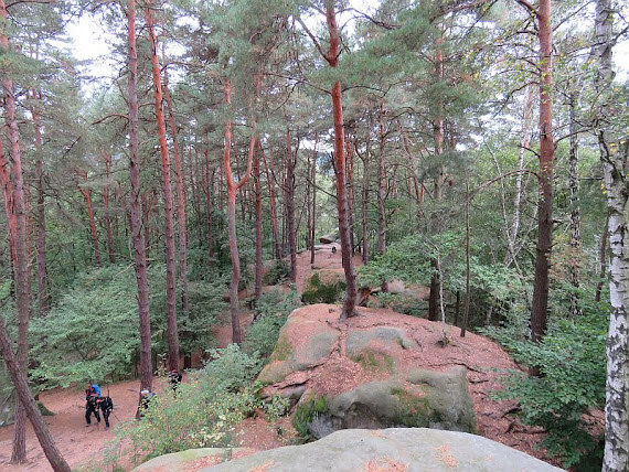 Na skałach Borsuk widok