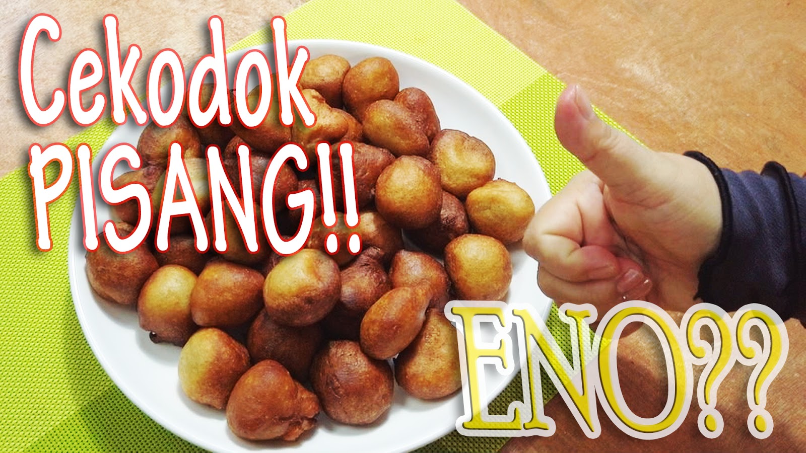 Resepi Cekodok Pisang Air Panas - Buku Resep y