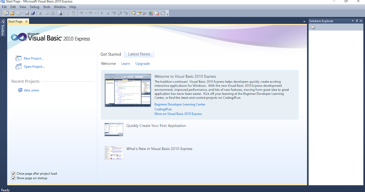VISUAL STUDIO 2010 EXPRESS