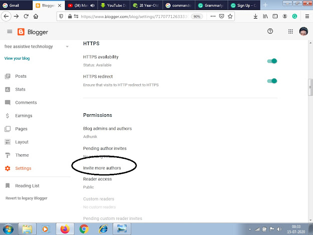 How to add editor admin and transfer blog in blogger