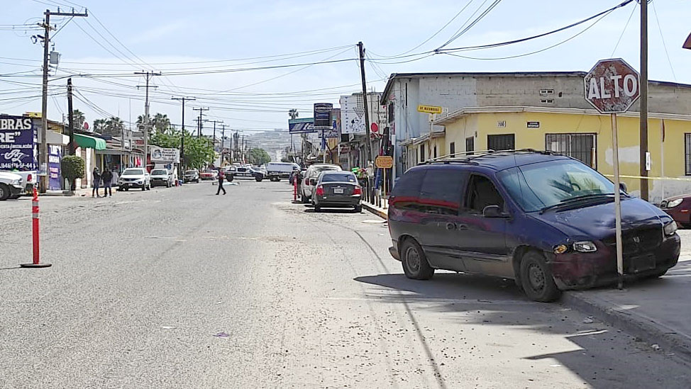 Apuñalado en calle Coral Ensenada