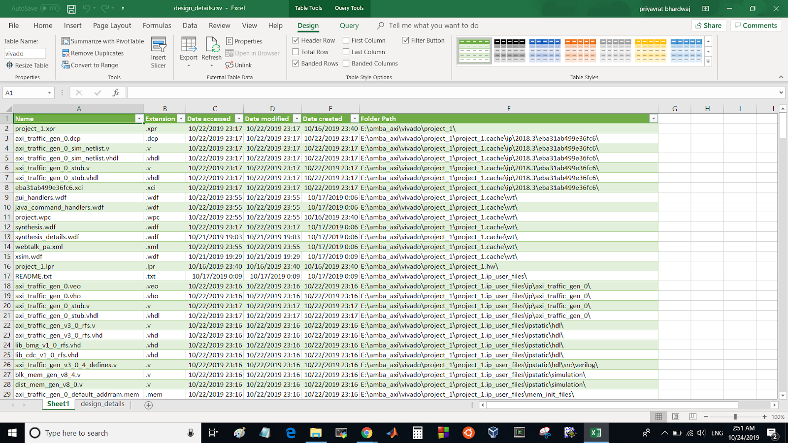 Parsing CSV file data into TCL Shell