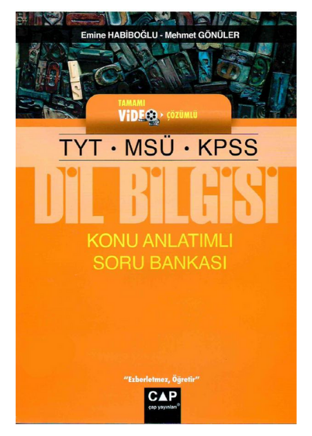 Çap Yayınları - TYT Türkçe - Dil Bilgisi