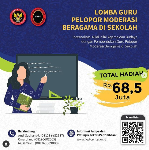 [GRATIS] Lomba Guru Pelopor Moderasi Beragama di Sekolah Nasional 2021