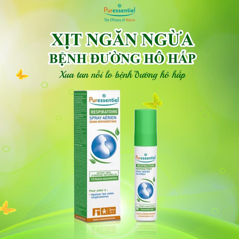 Xịt Ngăn Ngừa Bệnh Đường Hô Hấp Puressentiel