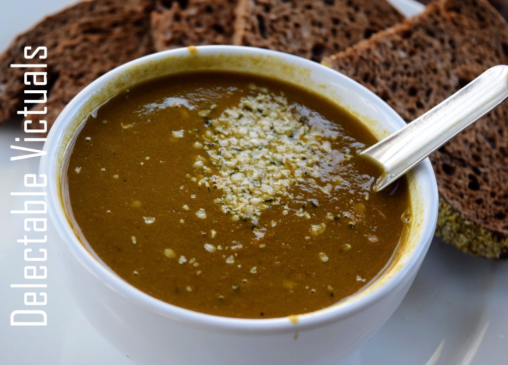 Delectable Victuals Cream of Kale Soup