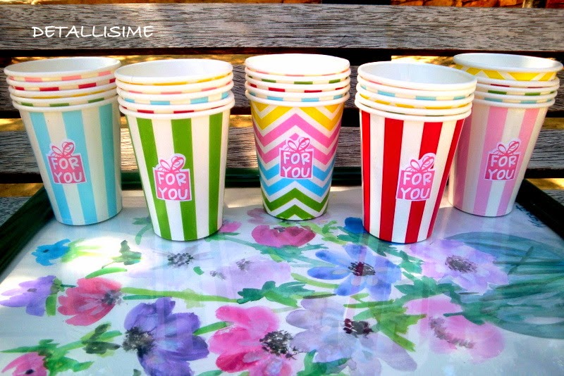 vasos para cumpleaños