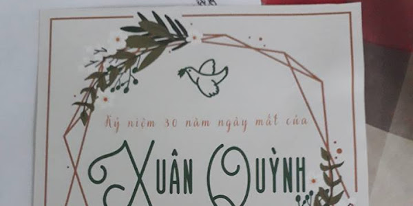 DỰ ÁN NGỮ VĂN: "KỈ NIỆM 30 NĂM NGÀY MẤT XUÂN QUỲNH"