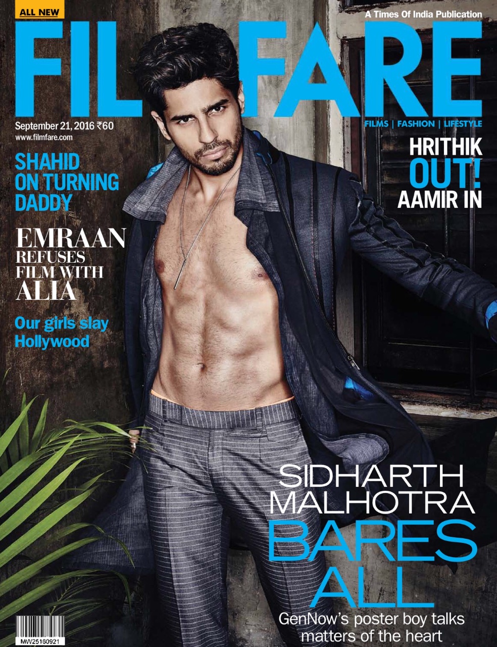 Shirtless Bollywood Men Siddharth Malhotra S Sexy Emporio Armani Underwear